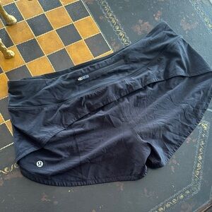 lululemon athletica Women's Navy Athletic Shorts